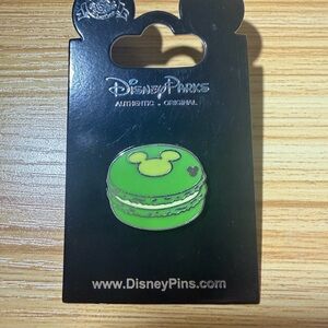 Disney Hidden Mickey Green Macaron Pin